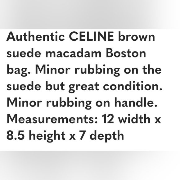 CELINE Boston bag,guc - Picture 12 of 17